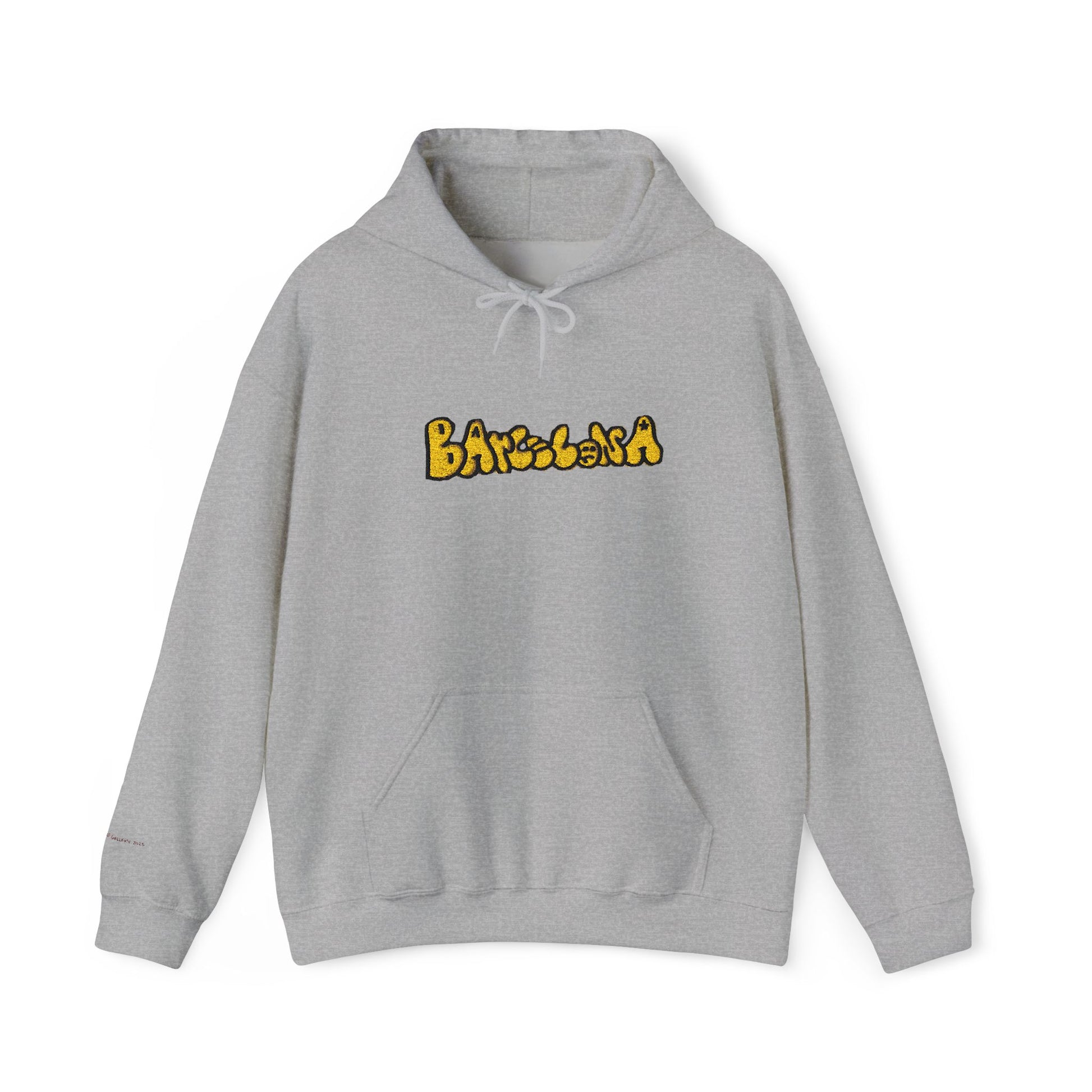 Barcelona Embroidered Hooded Sweatshirt