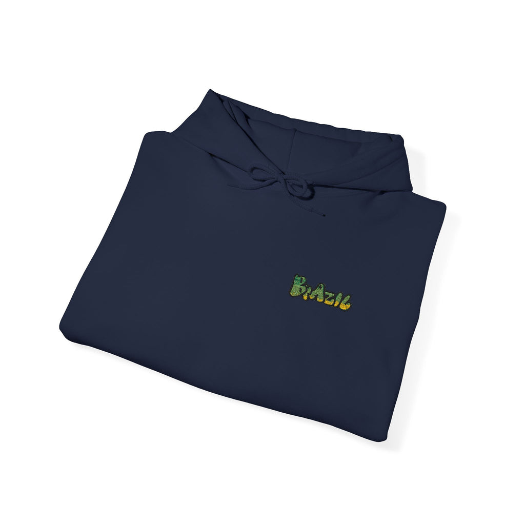Brazil Embroidered Hooded Sweatshirt