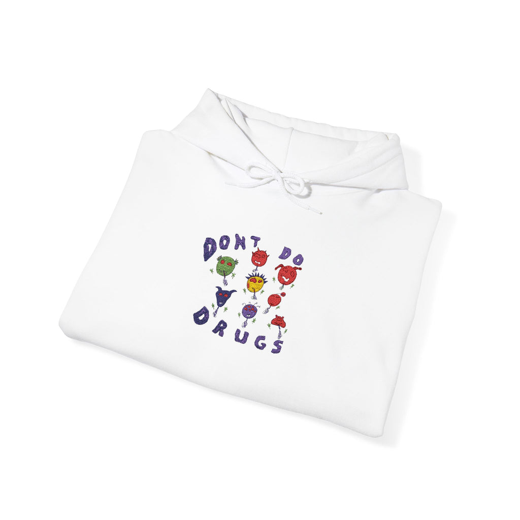 Don't Do Drugs Embroidered Hooded Sweatshirt