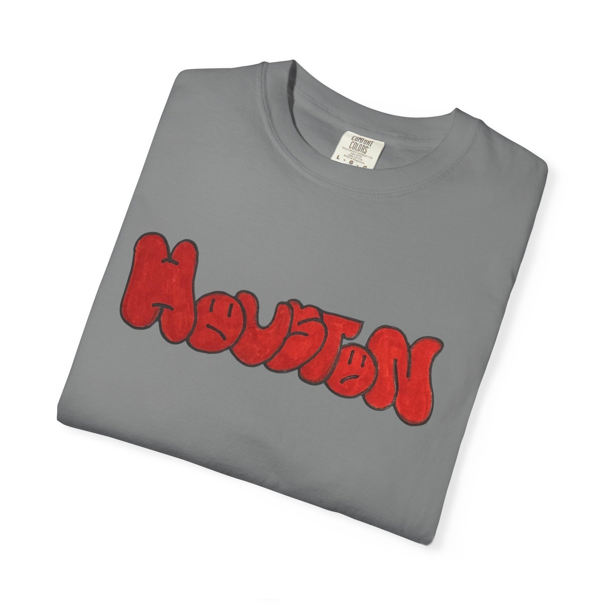 Houston graffiti letters T-shirt