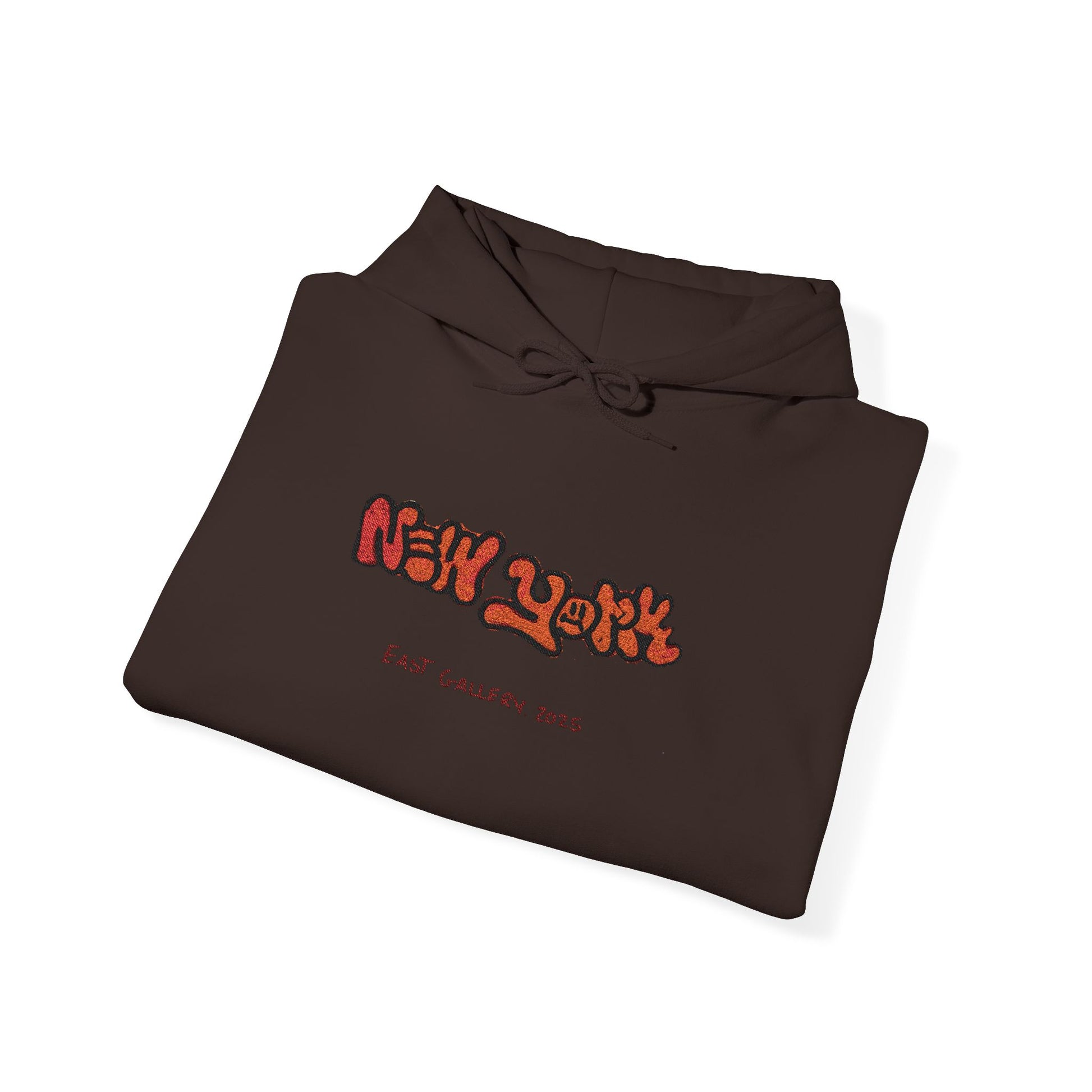New York Embroidered Hooded Sweatshirt