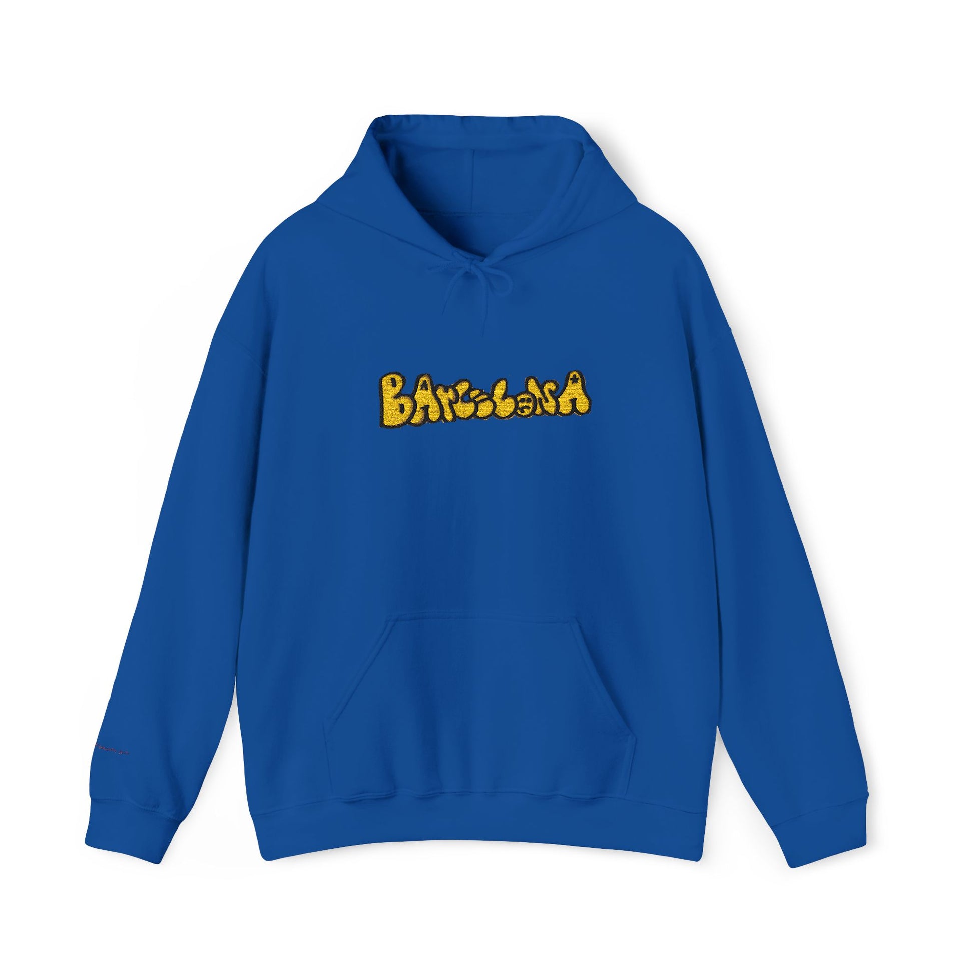 Barcelona Embroidered Hooded Sweatshirt