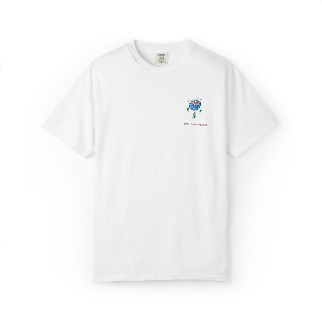 Blue Monster Embroidered T-shirt