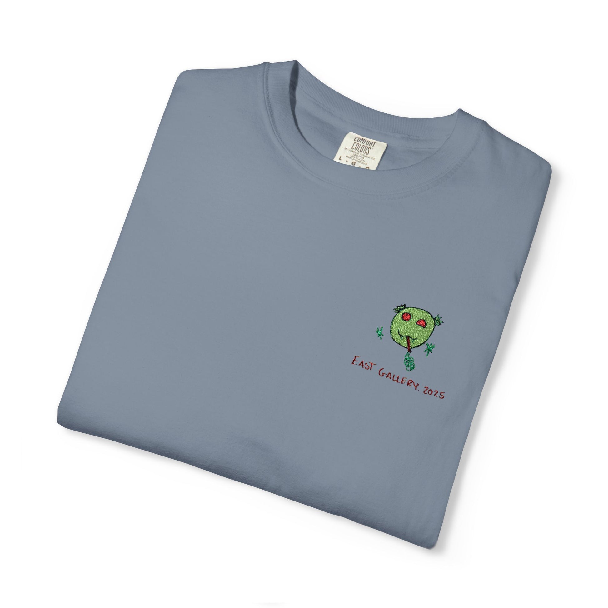 Green Monster Embroidered T-shirt