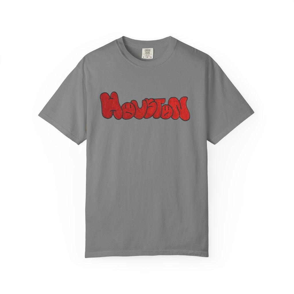 Houston graffiti letters T-shirt