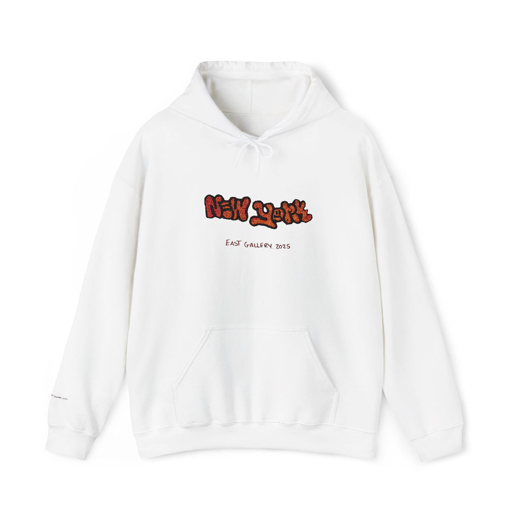 New York Embroidered Hooded Sweatshirt