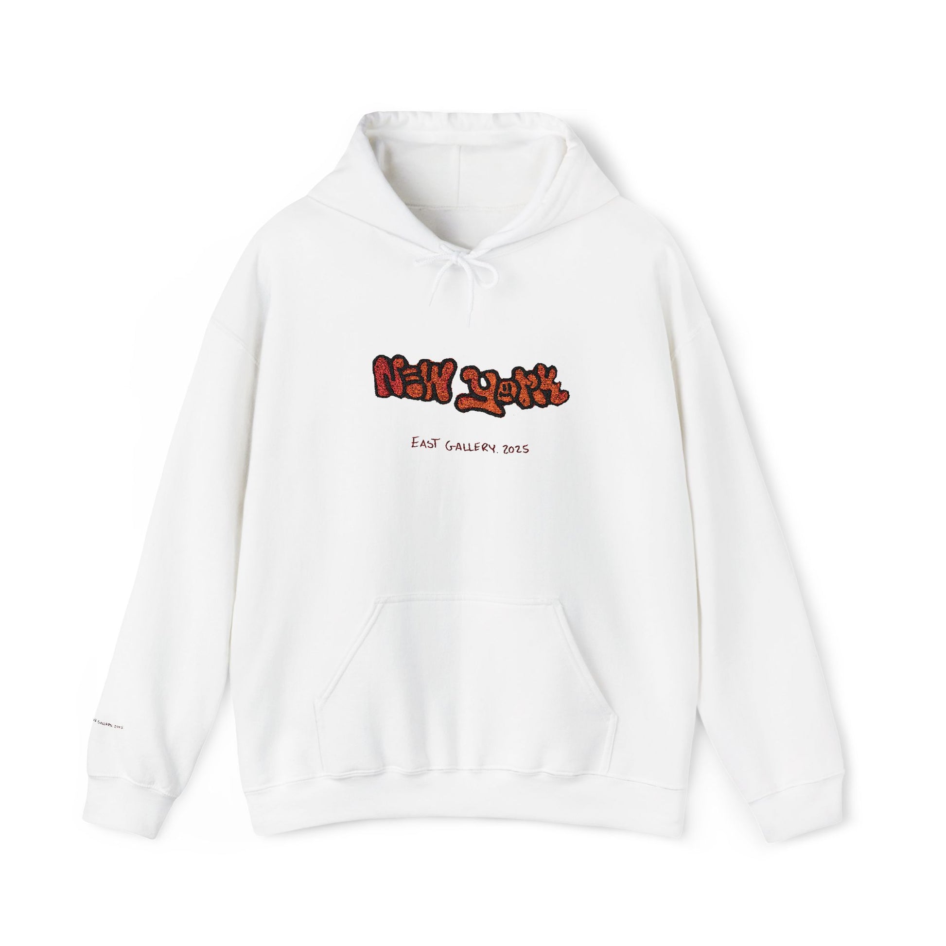 New York Embroidered Hooded Sweatshirt