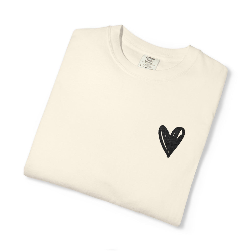 East Gallery Embroidered Heart T-shirt