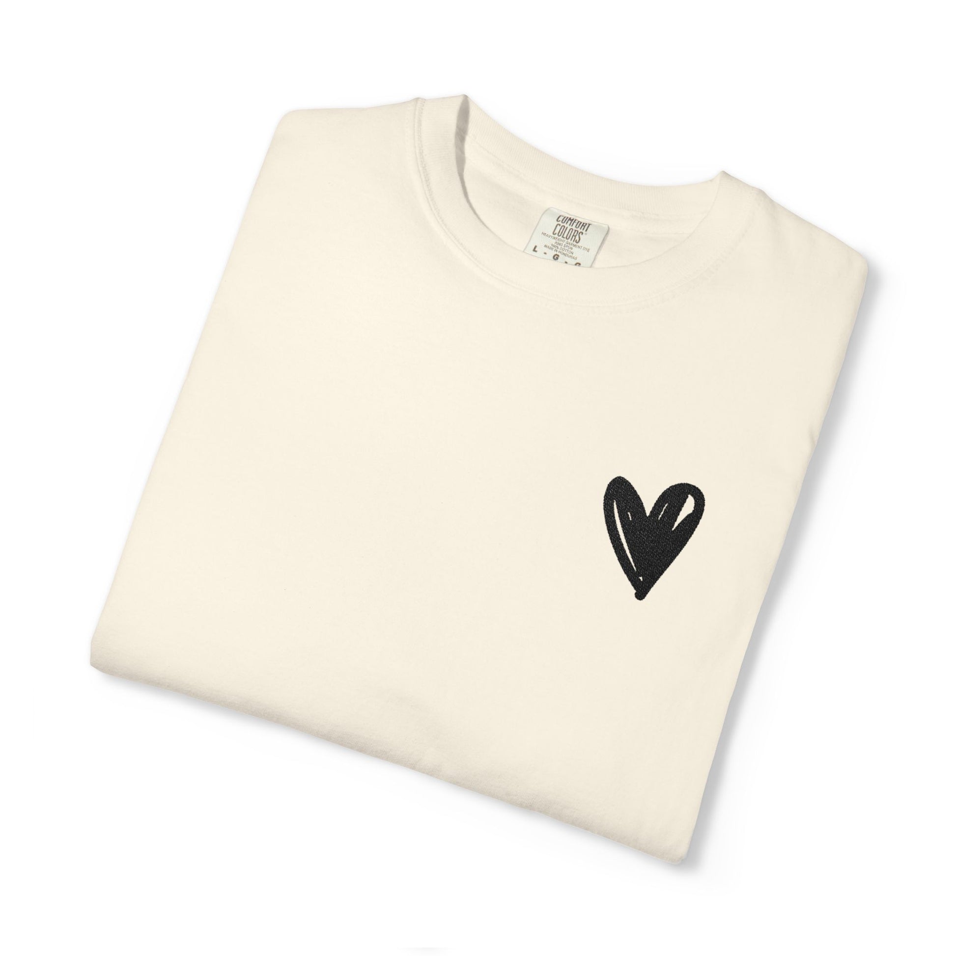 East Gallery Embroidered Heart T-shirt