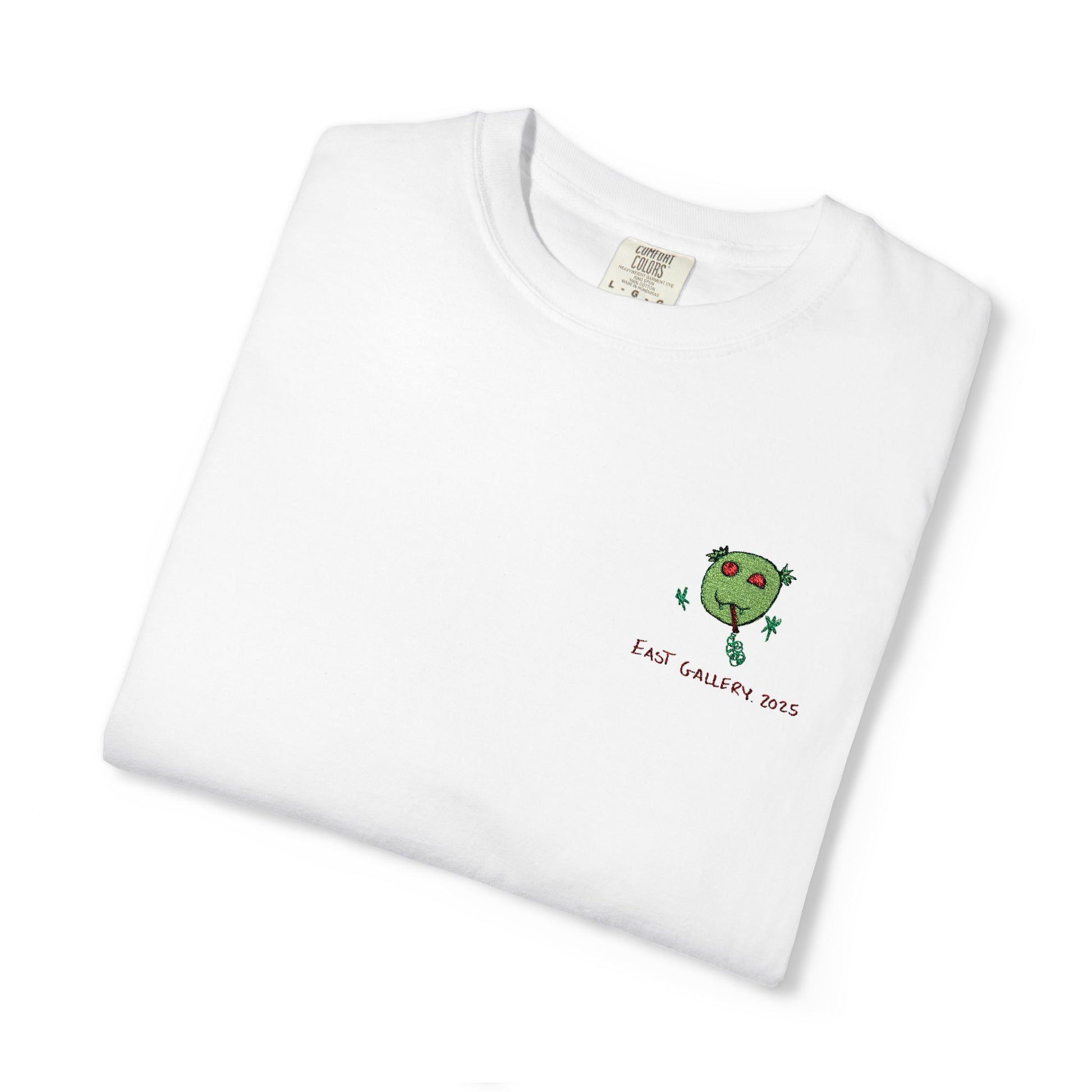 Green Monster Embroidered T-shirt