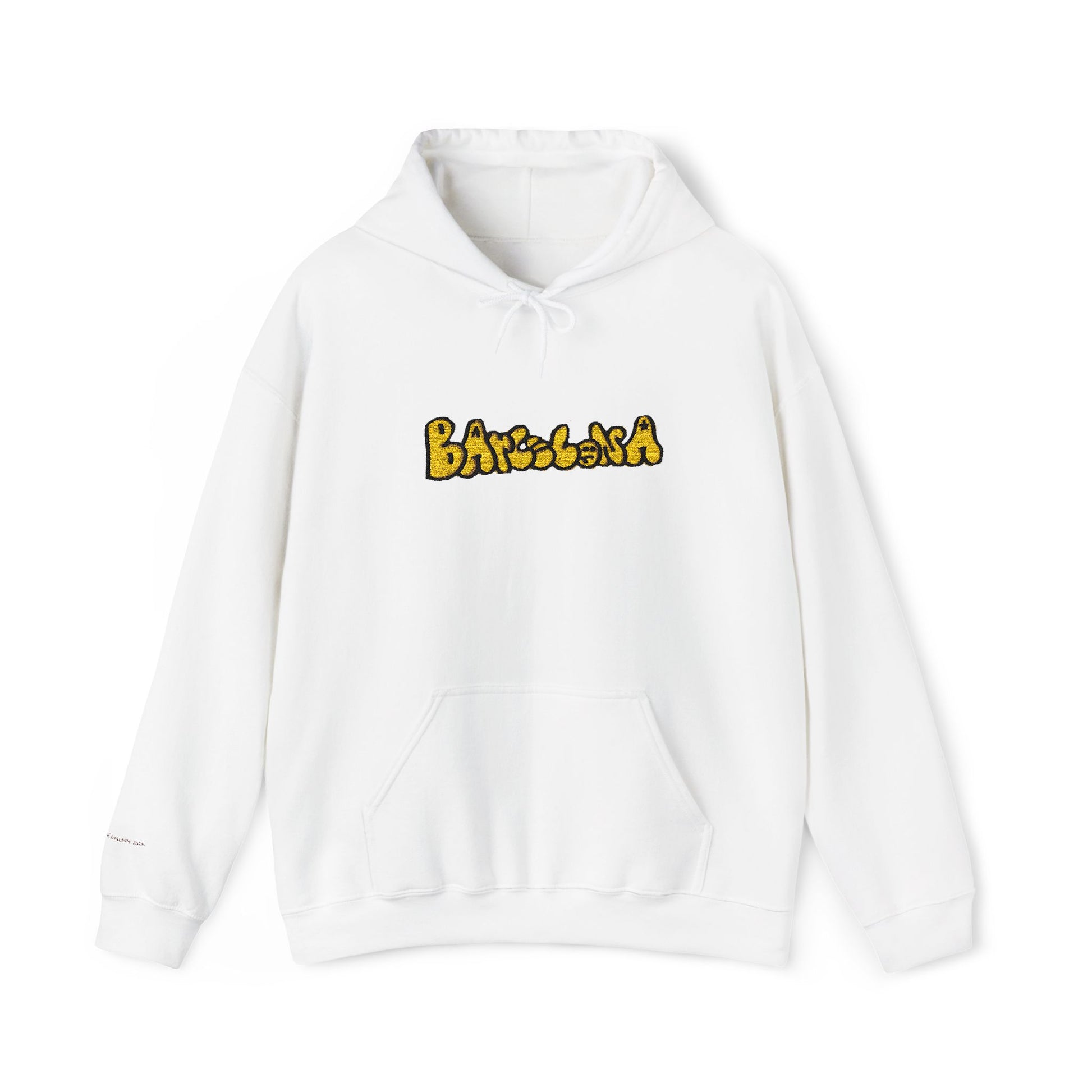 Barcelona Embroidered Hooded Sweatshirt
