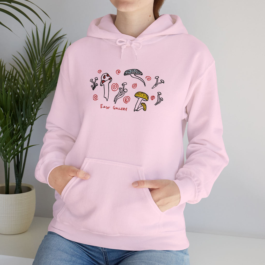 East Gallery Shroom Embroidered Hooded Sweatshirt