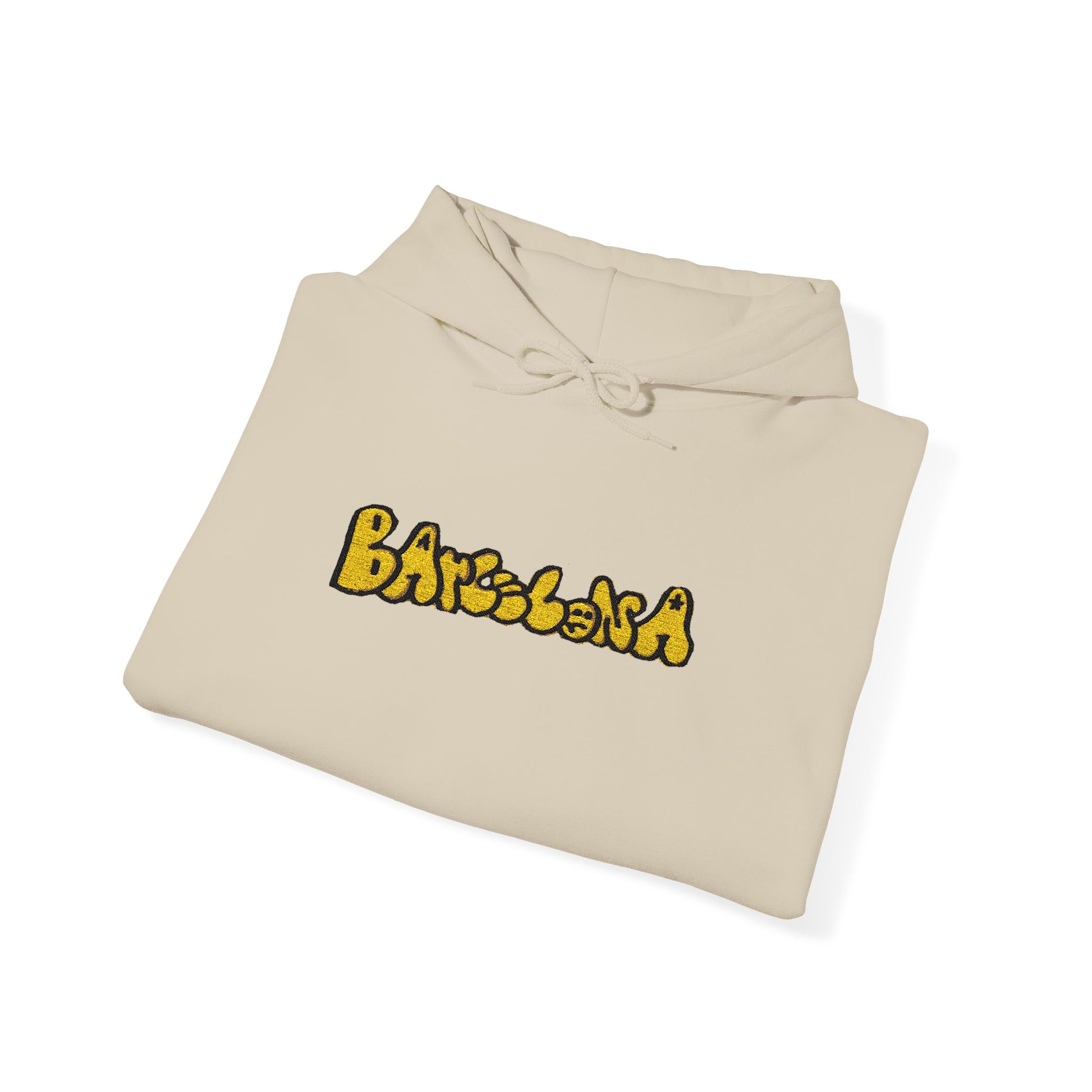 Barcelona Embroidered Hooded Sweatshirt