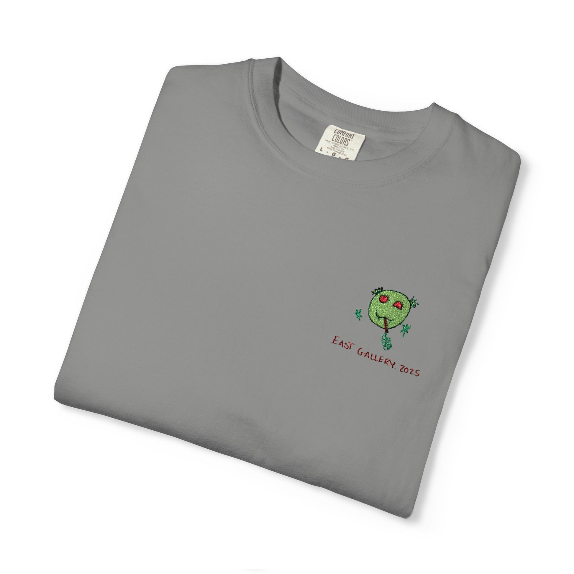Green Monster Embroidered T-shirt