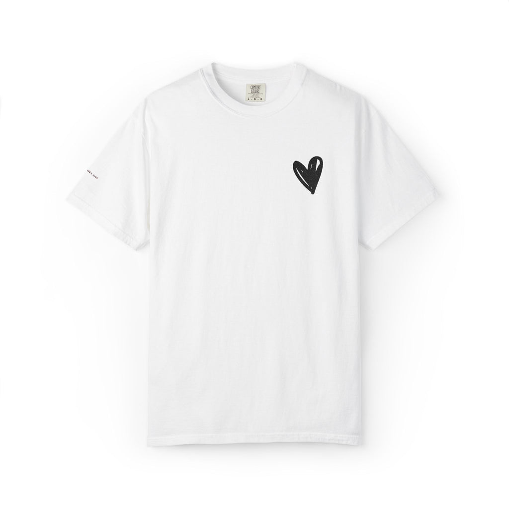 East Gallery Embroidered Heart T-shirt