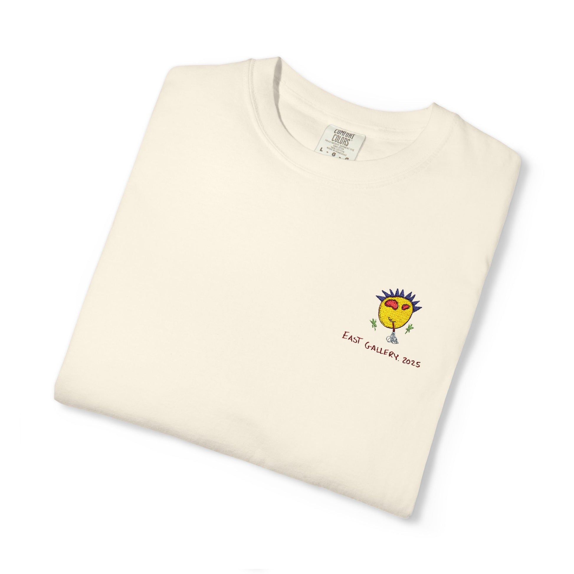 Yellow Monster Embroidered T-shirt
