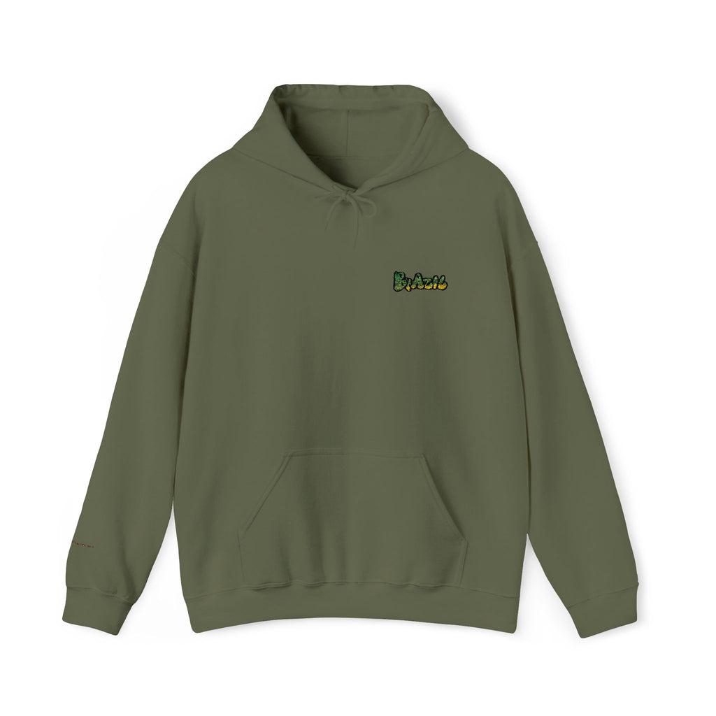 Brazil Embroidered Hooded Sweatshirt