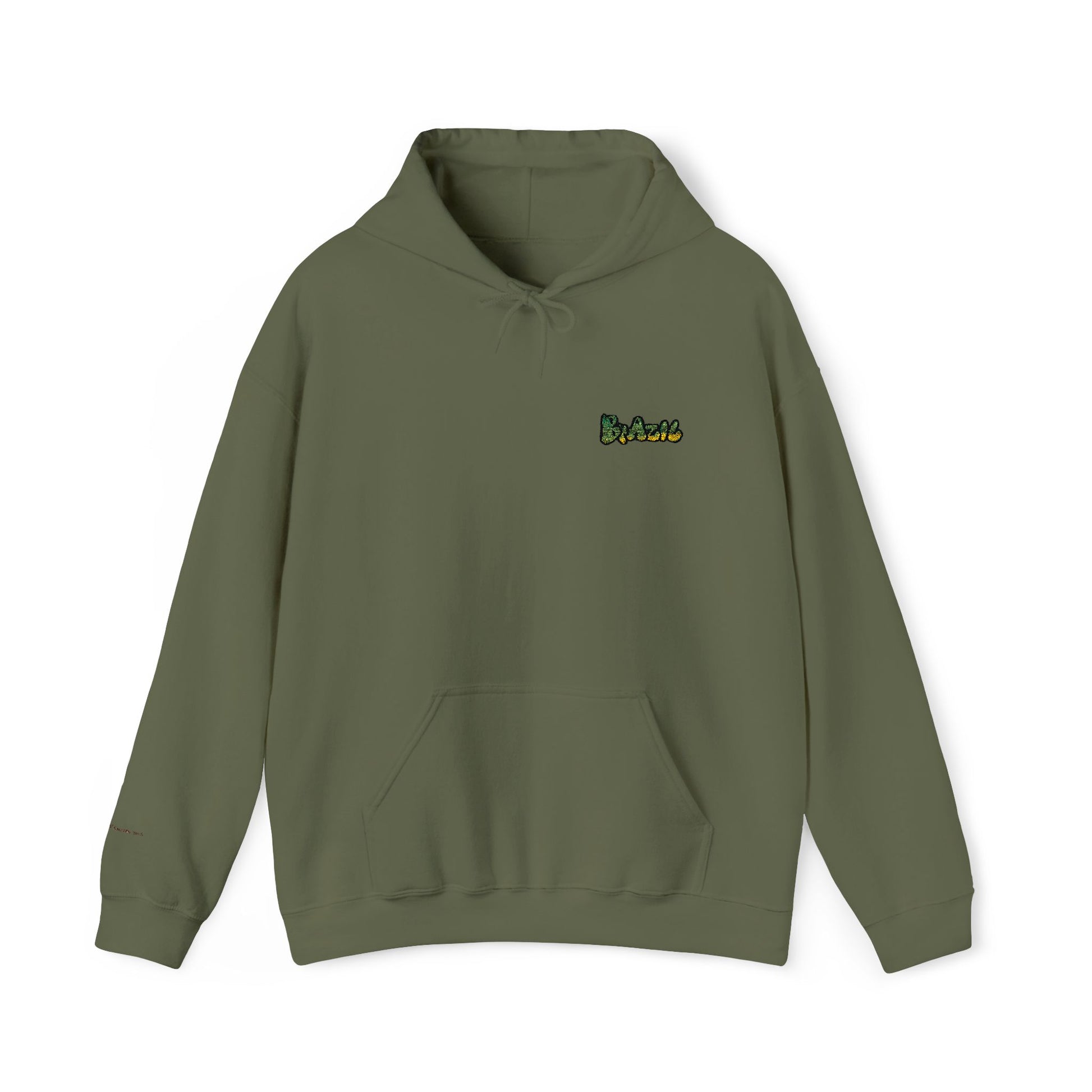 Brazil Embroidered Hooded Sweatshirt