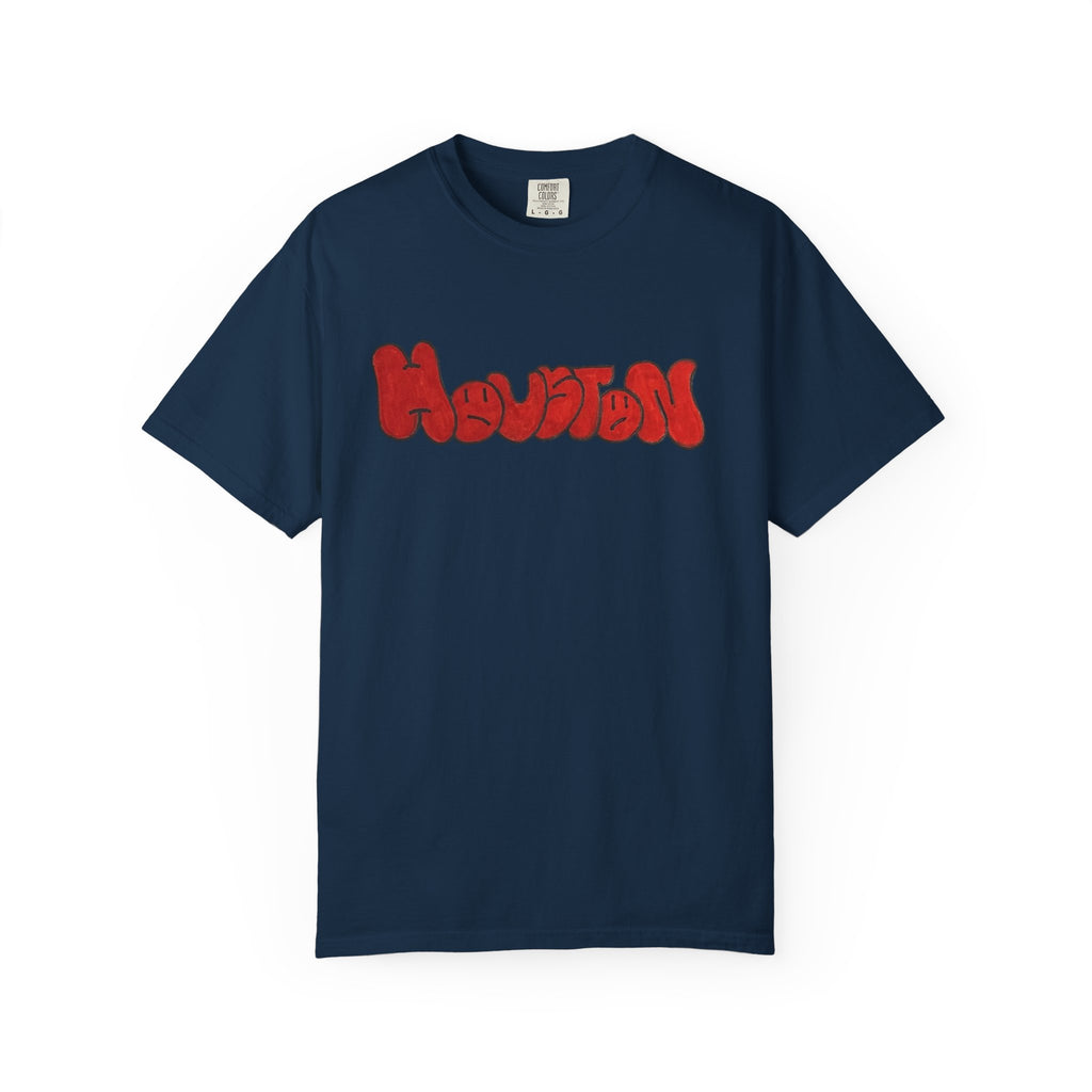 Houston graffiti letters T-shirt