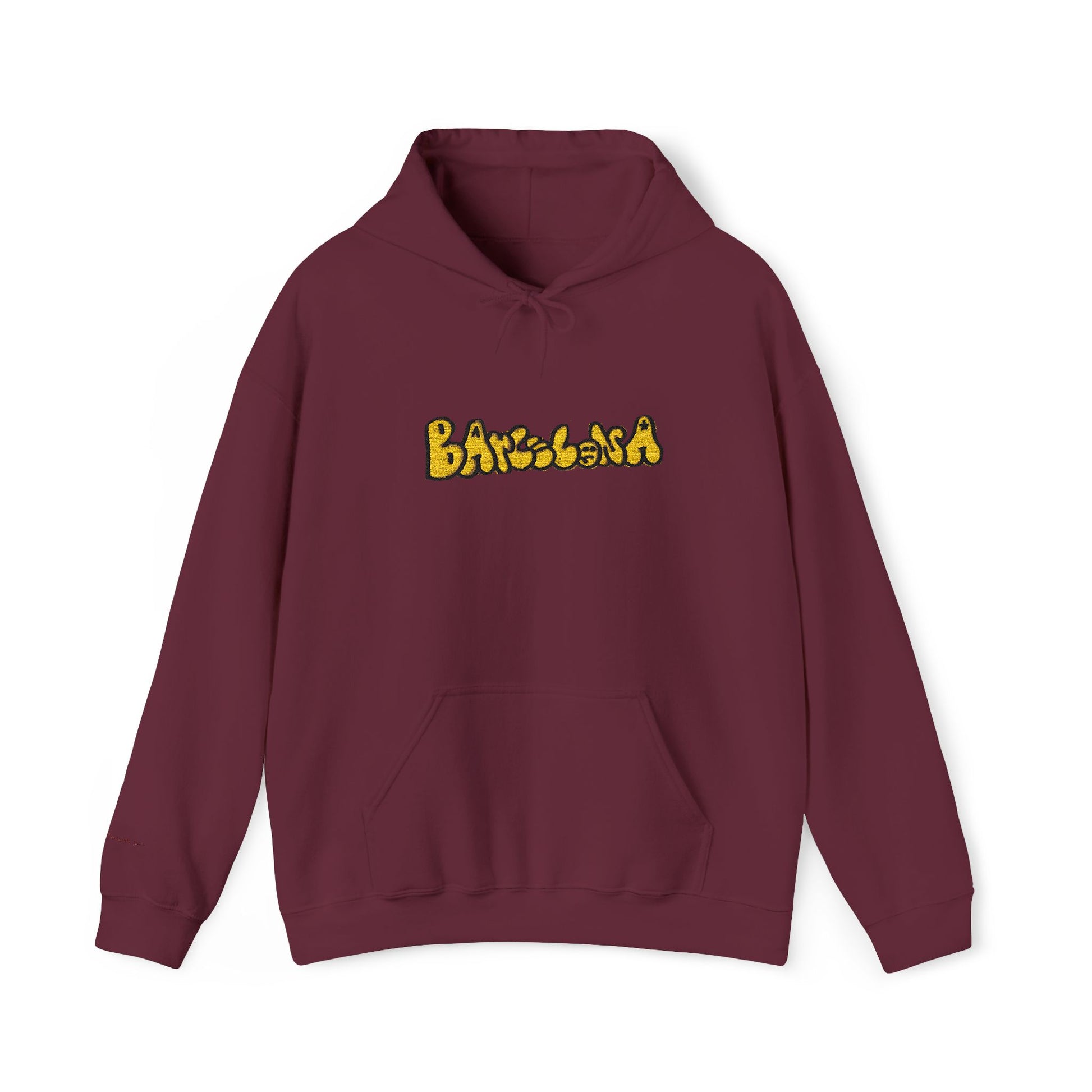 Barcelona Embroidered Hooded Sweatshirt