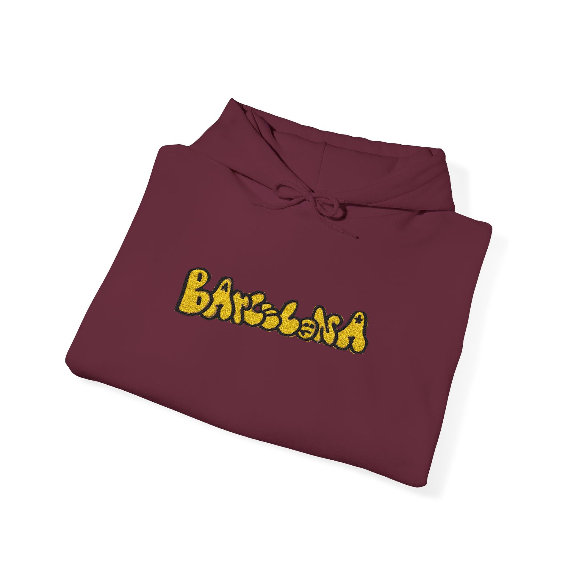 Barcelona Embroidered Hooded Sweatshirt