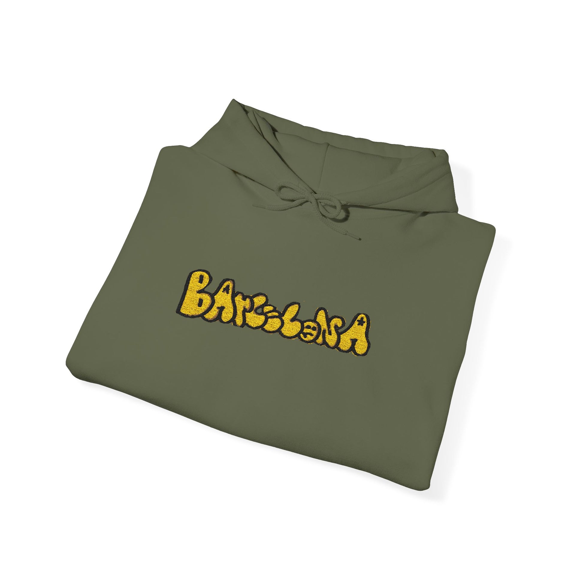 Barcelona Embroidered Hooded Sweatshirt