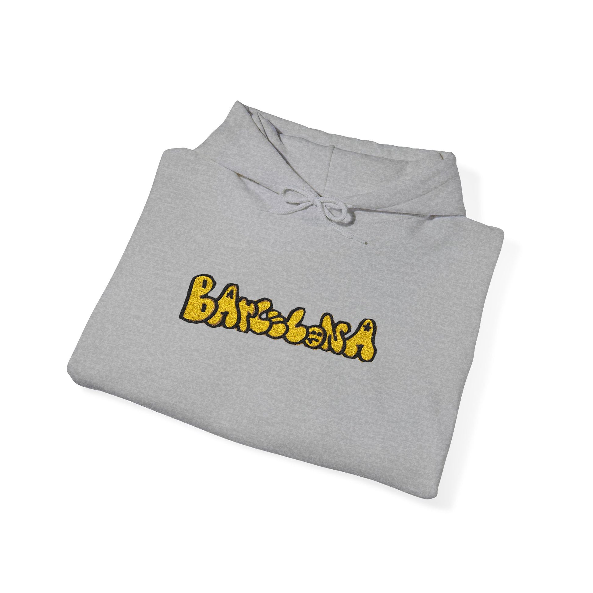 Barcelona Embroidered Hooded Sweatshirt