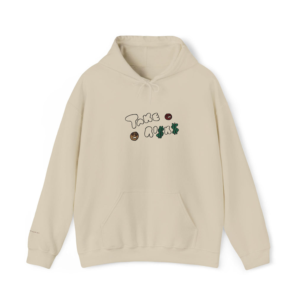 Take Risks Embroidered Hooded Sweatshirt
