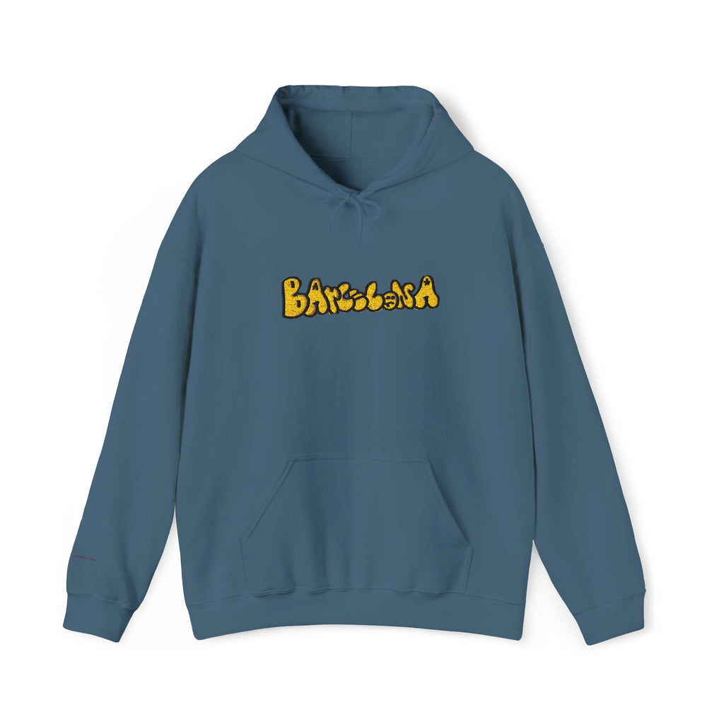 Barcelona Embroidered Hooded Sweatshirt