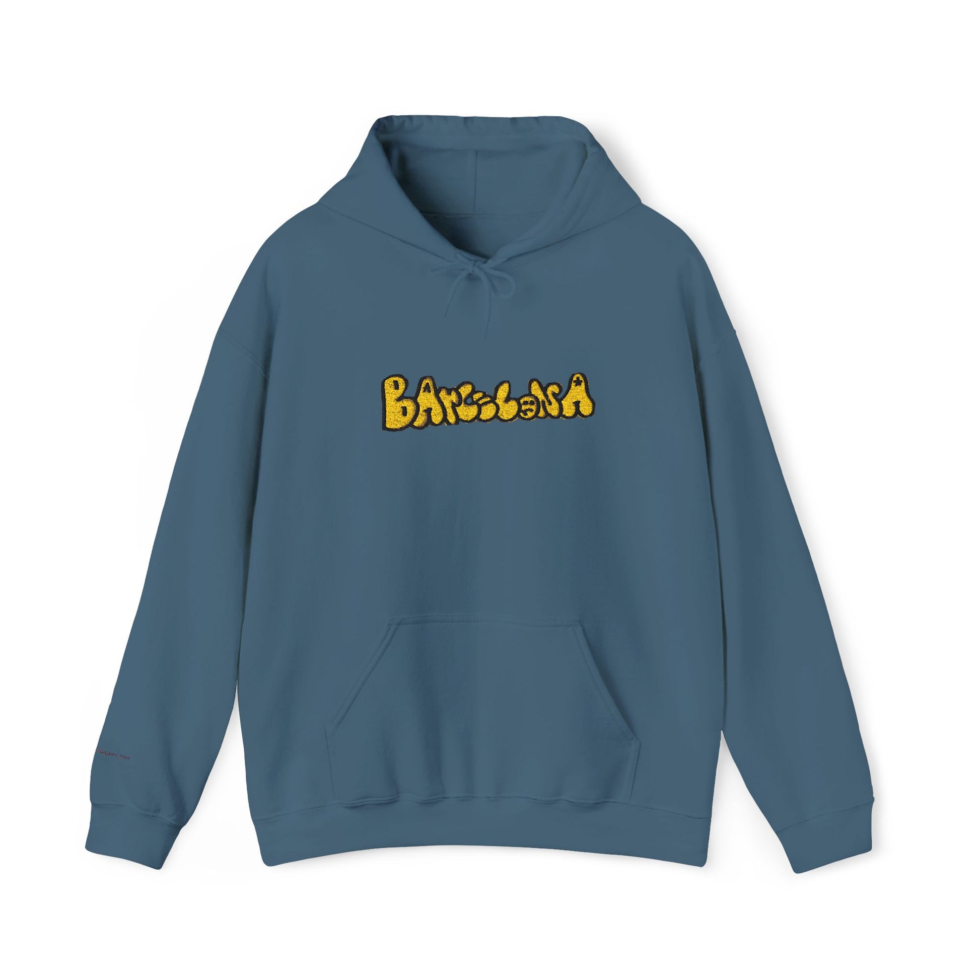 Barcelona Embroidered Hooded Sweatshirt