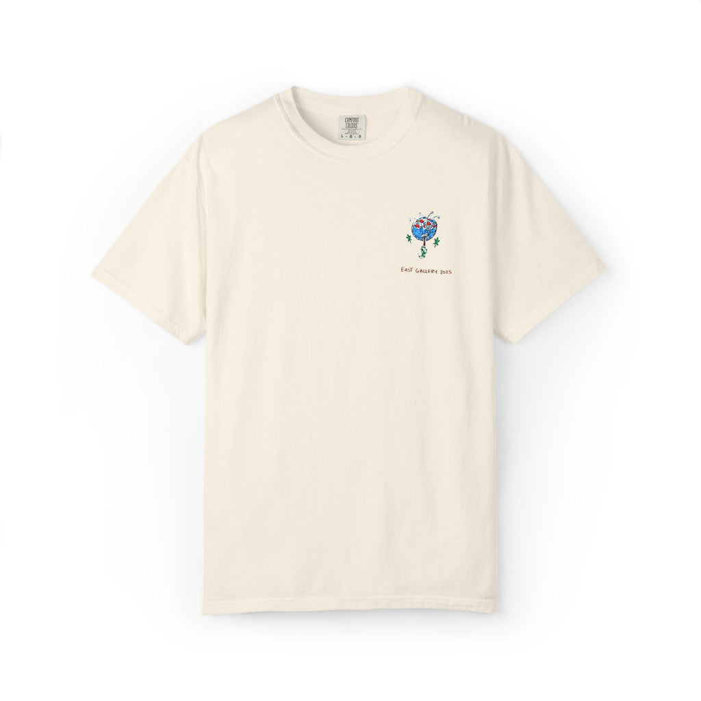 Blue Monster Embroidered T-shirt