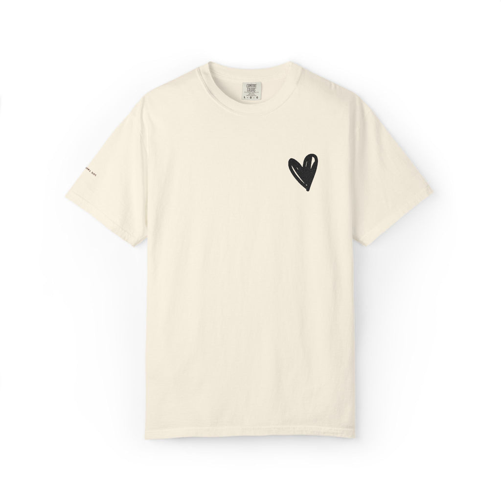 East Gallery Embroidered Heart T-shirt