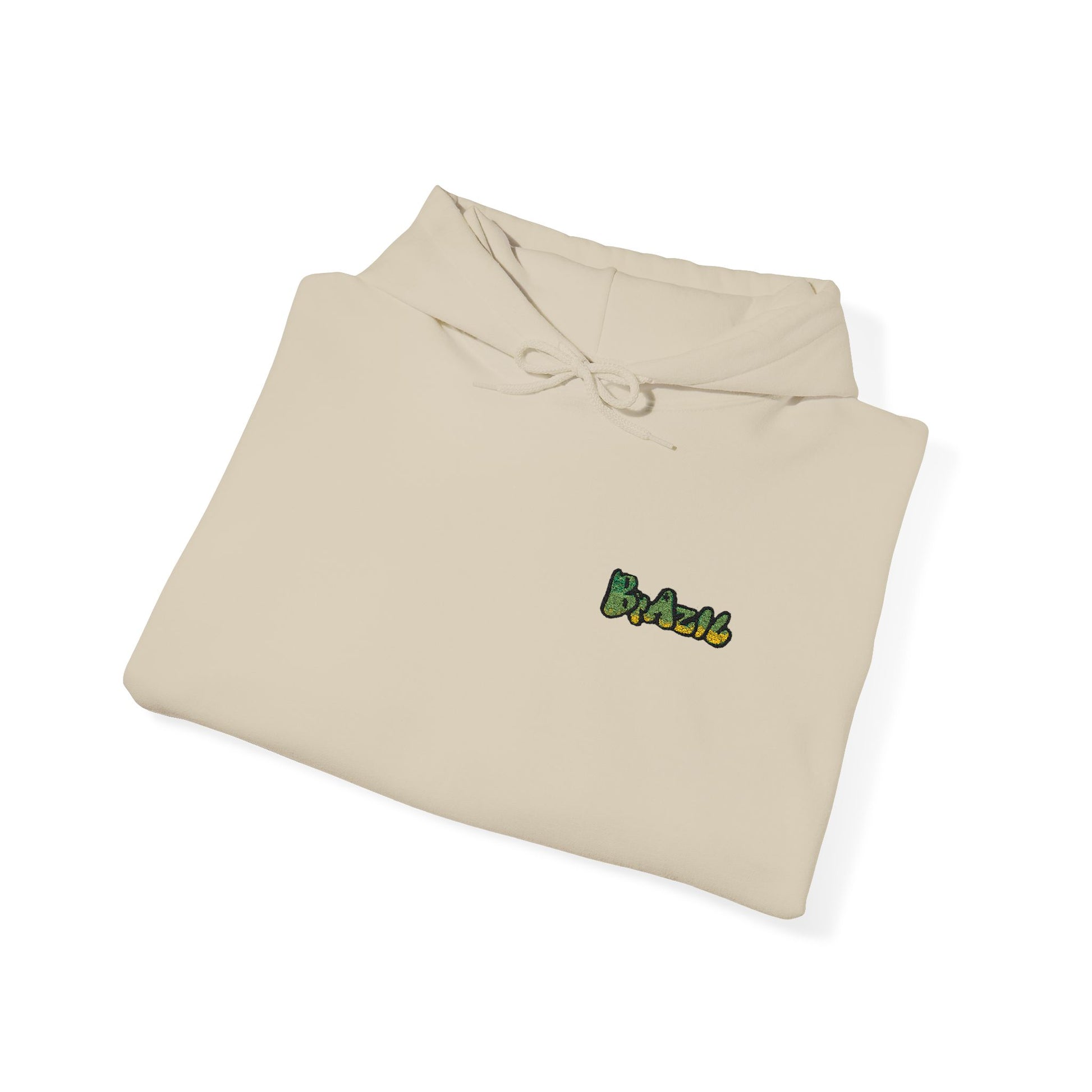 Brazil Embroidered Hooded Sweatshirt