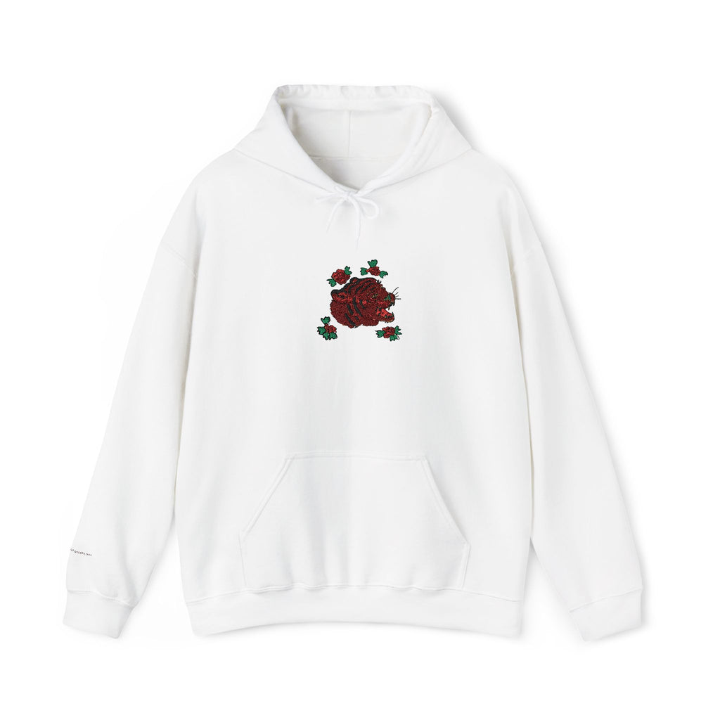 Tiger Embroidered Hooded Sweatshirt