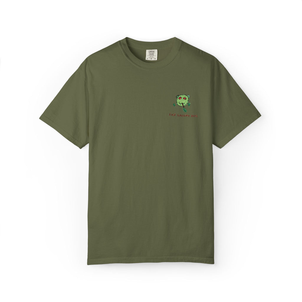 Green Monster Embroidered T-shirt