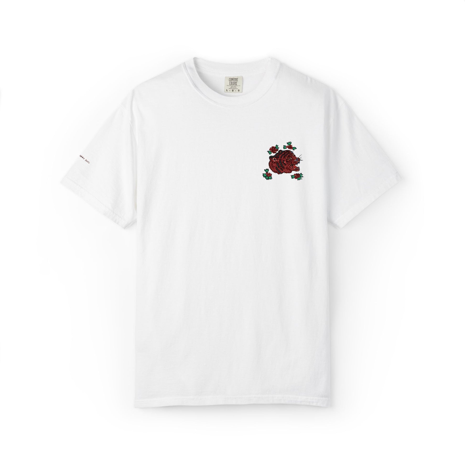 Tiger - Embroidery stitch T-shirt