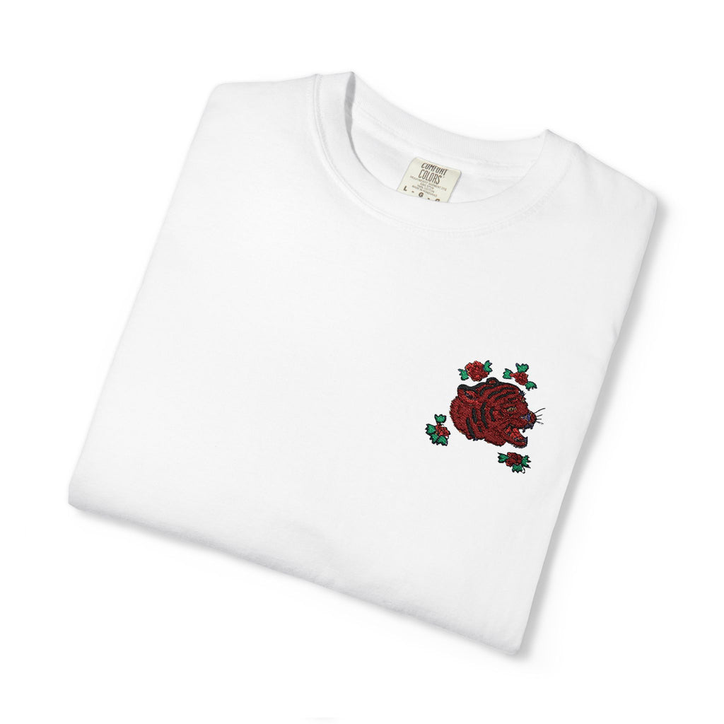 Tiger - Embroidery stitch T-shirt