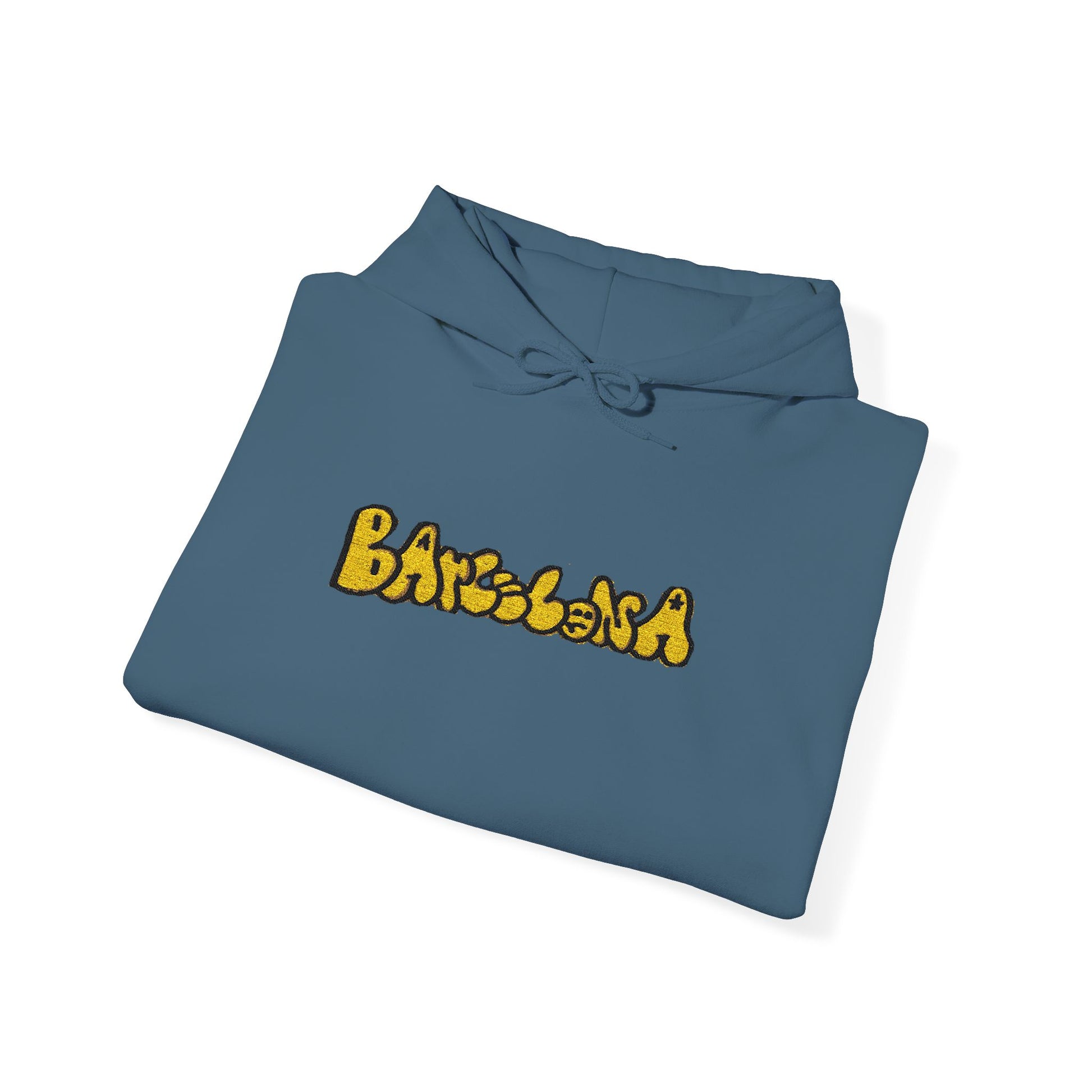 Barcelona Embroidered Hooded Sweatshirt