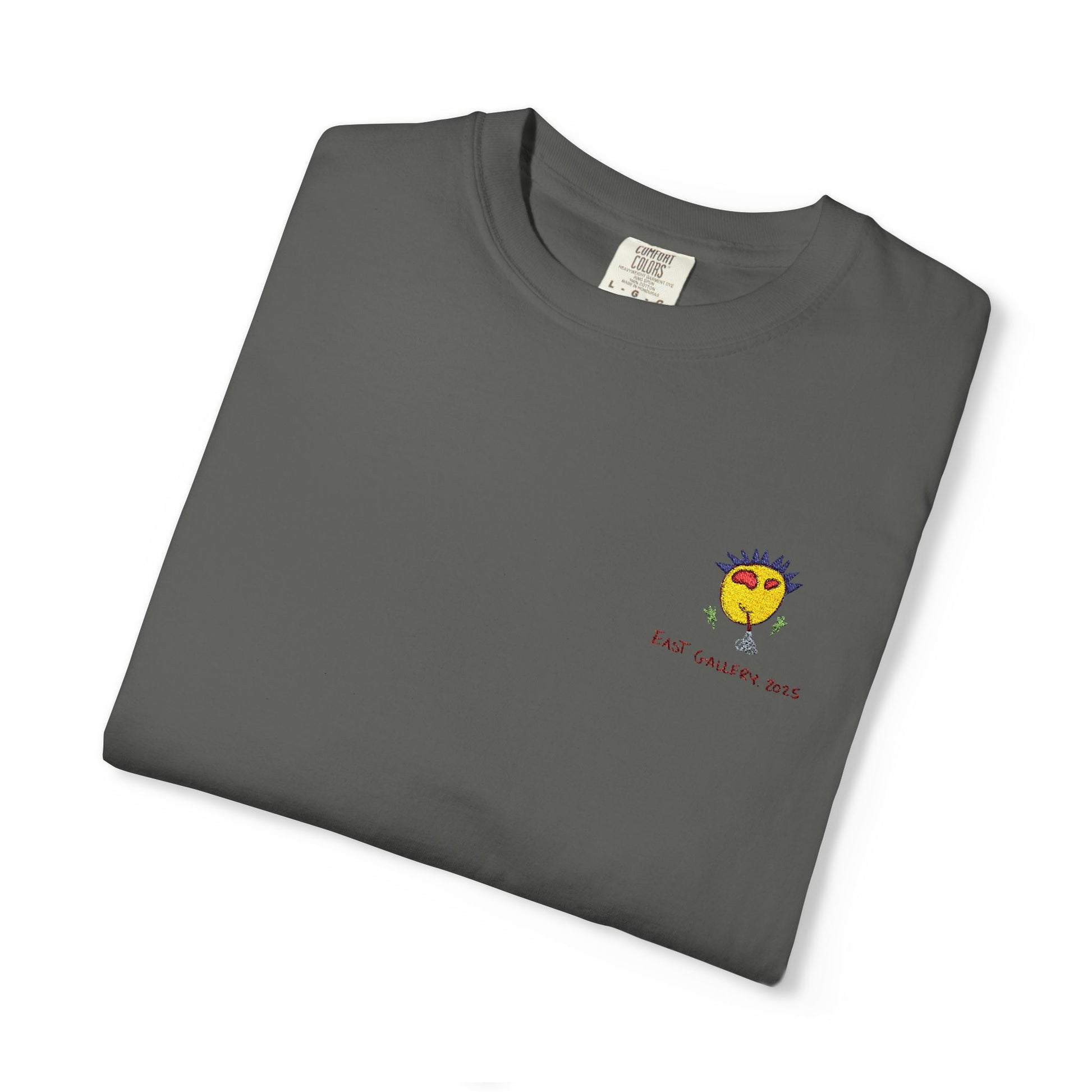 Yellow Monster Embroidered T-shirt
